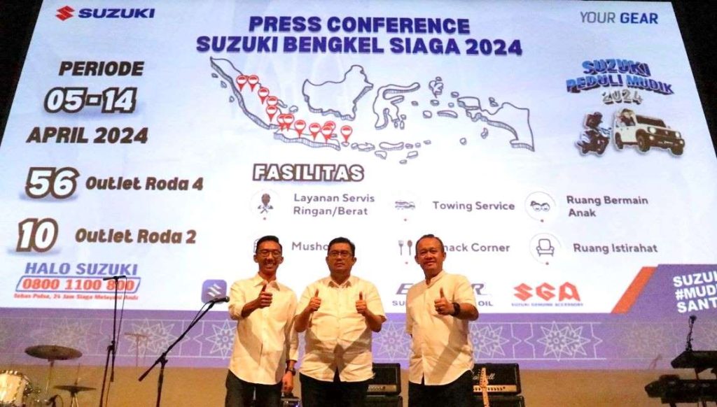 Bengkel Siaga Suzuki Hadi di 66 Titik Sepanjang Sumatera hingga Bali