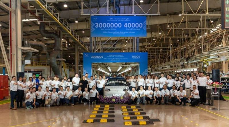 Wuling Cetak Sejarah, Produksi 3 Juta Mobil Listrik Global