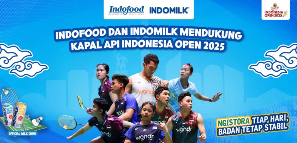 Indofood dan Indomilk Kembali Dukung Indonesia Open 2025