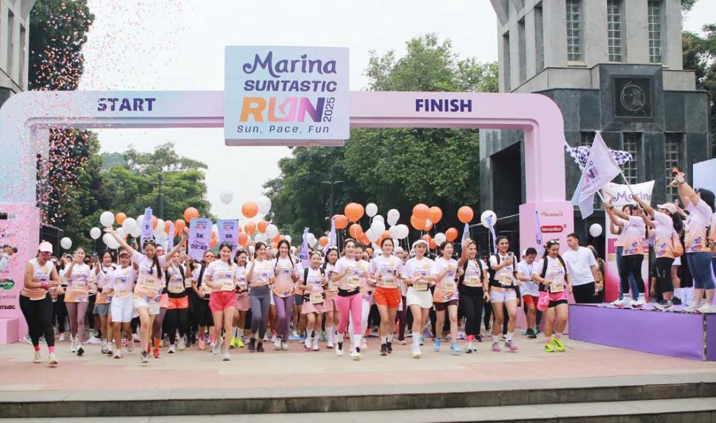 Marina Suntastic Run 2025, Semangat Perempuan Aktif Terlindungi di Bawah Sinar Matahari