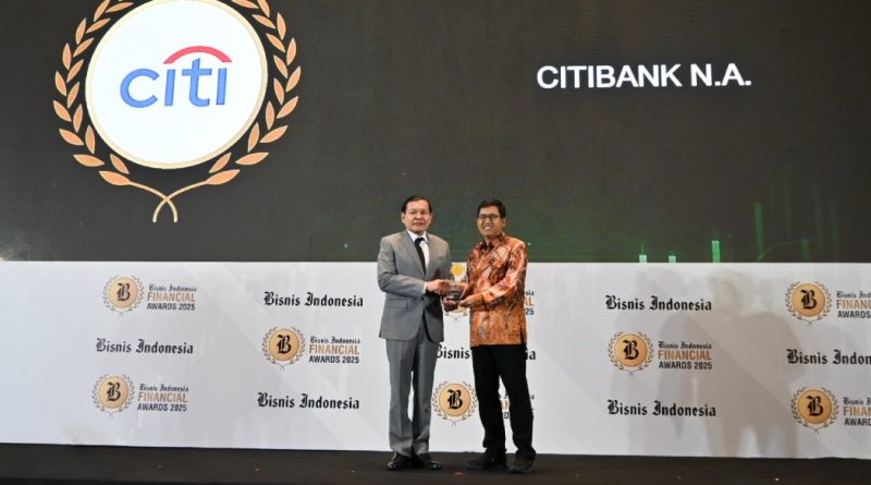 Citi Indonesia Sabet Best Performance Bank di BIFA 2025