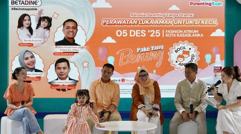 Inovasi Betadine Bening Antiseptik Obati Luka Anak Tanpa Perih