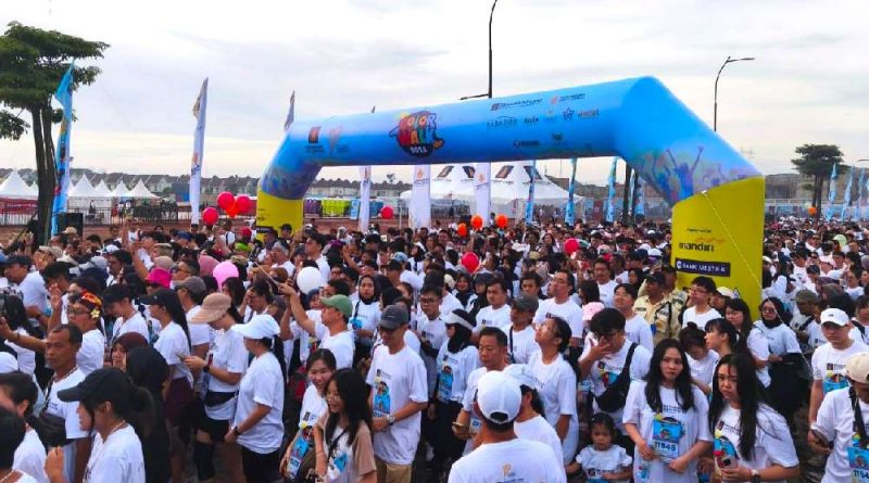 Paramount Enterprise Ajak Ribuan Warga Hidup Sehat Lewat Color Walk