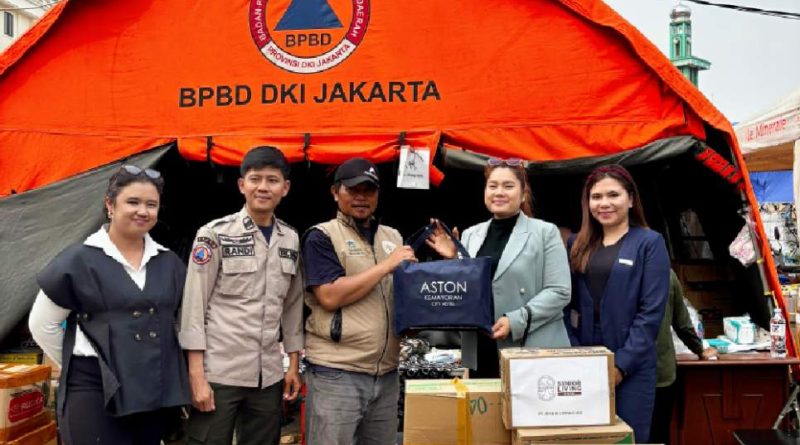 Fokus Kebutuhan Dasar, Aston Kemayoran Bantu Korban Kebakaran Pasar Jiung Kemayoran