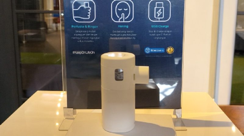 OMRON NE-U300, Nebulizer Portable Senyap untuk Terapi Pernapasan Anak